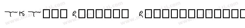 TKTypeRegular Regular字体转换
